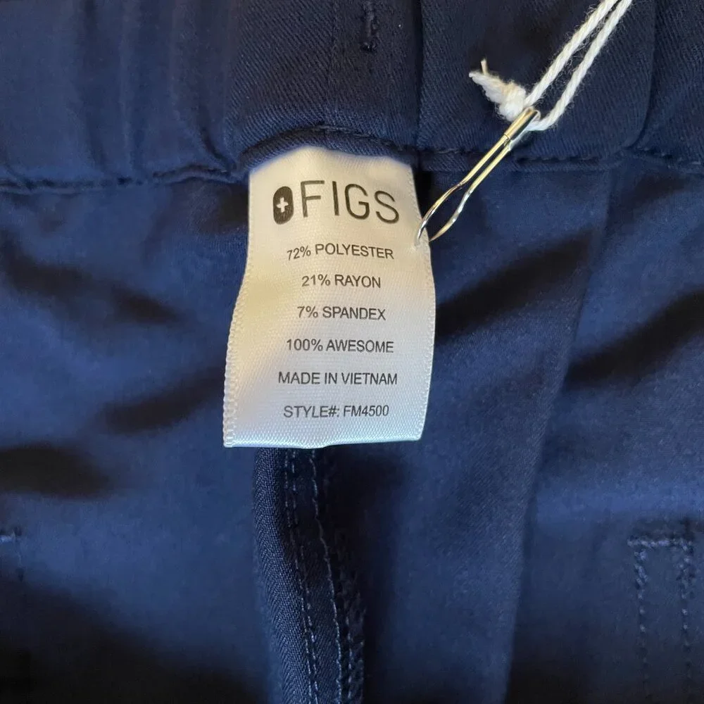 FIGS Pisco Men’s Basic Scrub Pants Technical Collection Navy Blue Fm4500 Sz Med